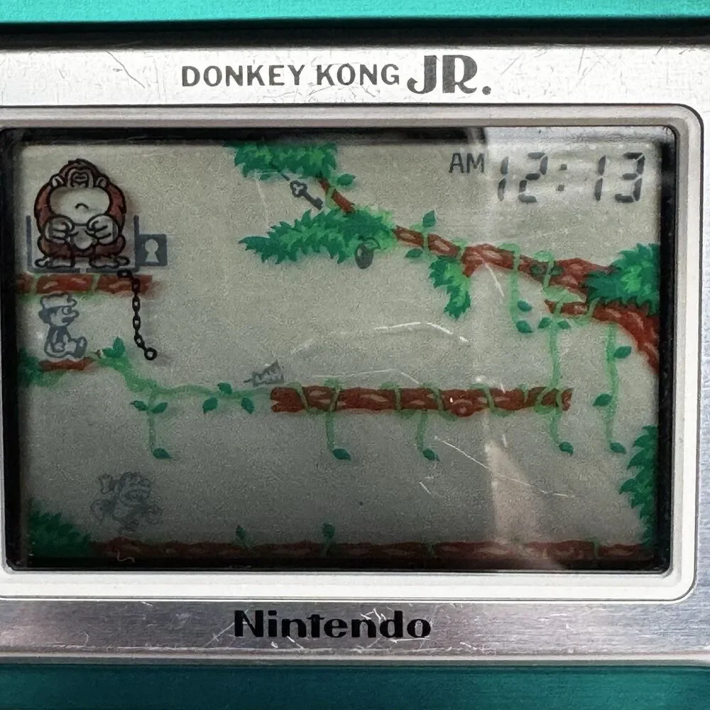 NINTENDO GAME AND & WATCH Donkey Kong Jr. Wide 1982 Retro VTG Tested Works Japan - Picture 2 of 8